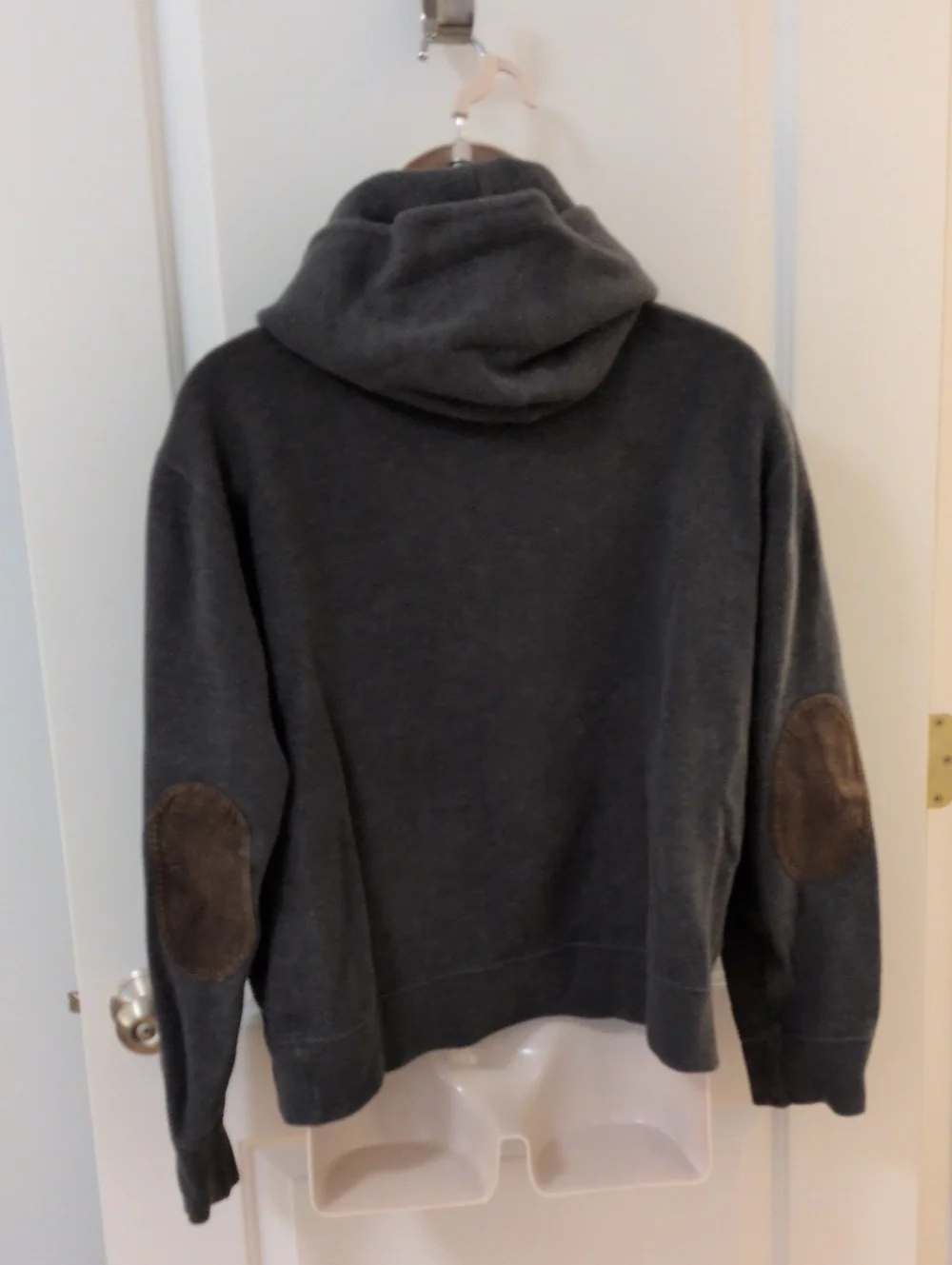 Vintage Polo Ralph Lauren Elbow Patch Pullover Hoodie
